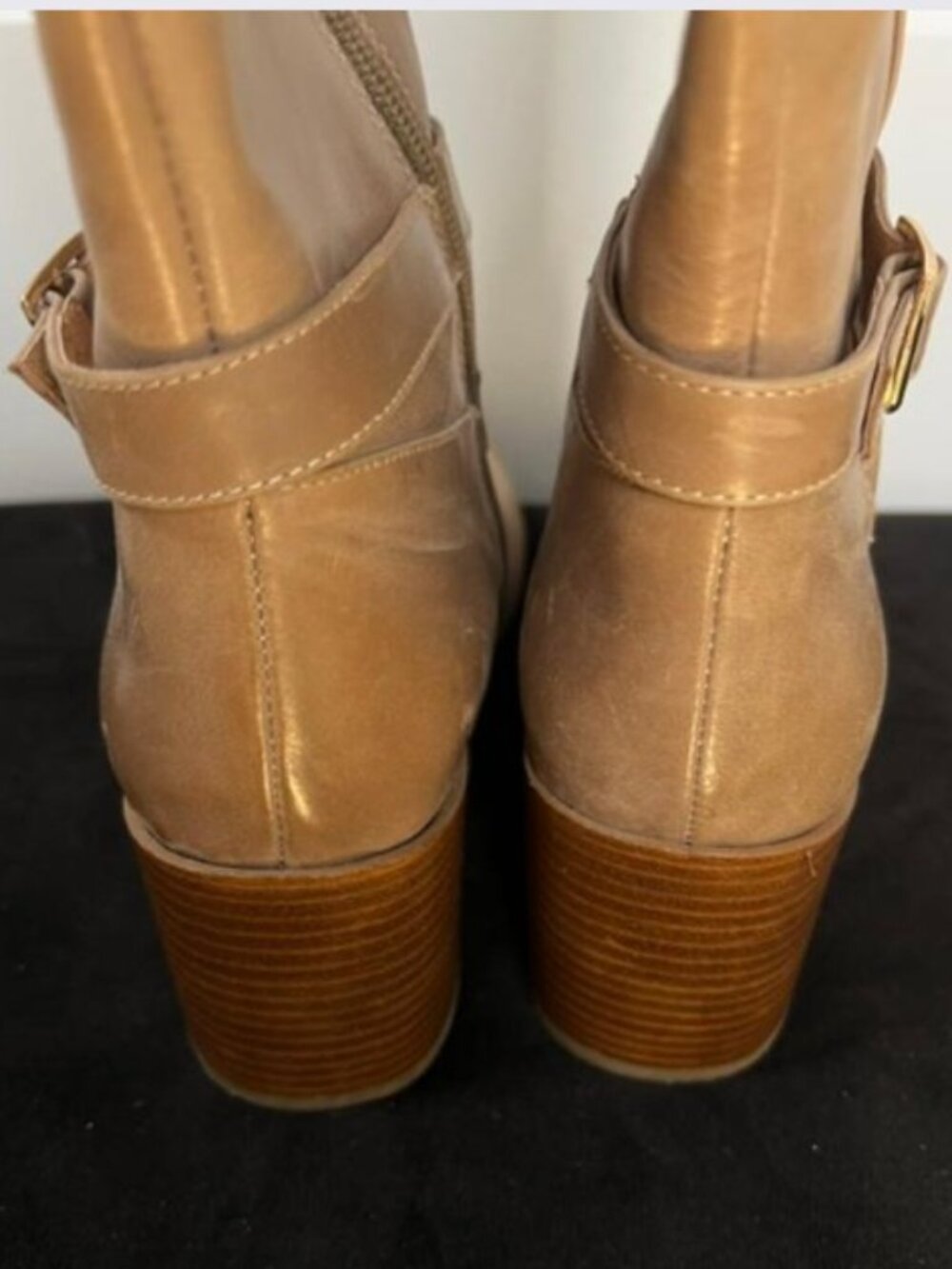 Matiko Lakota Over-The-Knee Boots in Tan Leather – Size 9 / 39 Euro - NEW - Picture 6 of 12